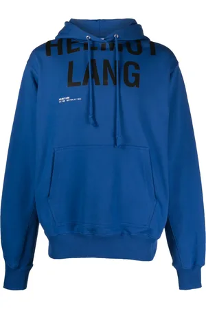 Helmut Lang Logo-print long-sleeve hoodie