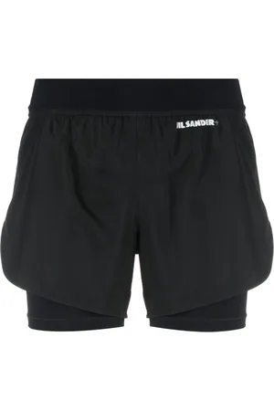 Jil Sander Logo-print layered shorts