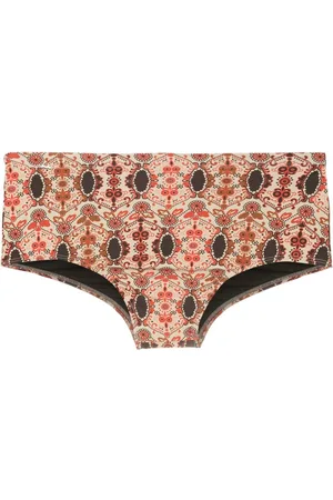 AMIR SLAMA Abstract-print swim trunks