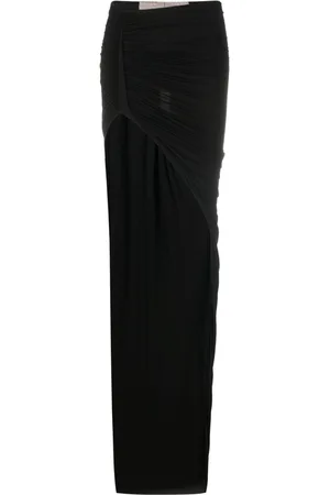 Rick Owens Asymmetric maxi skirt