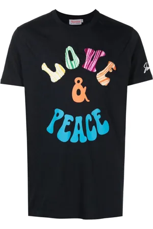 AMIR SLAMA Graphic-print embroidered T-shirt