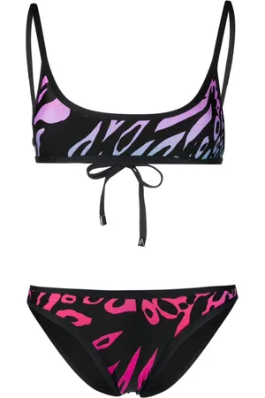 The Attico Gradient animal print bikini