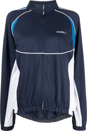 GOEN.J Logo-print track jacket