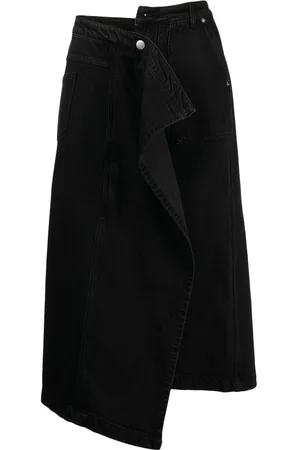 GOEN.J Asymmetric denim skirt