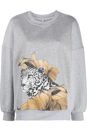 Ioana Ciolacu Graphic-print crew-neck sweashirt