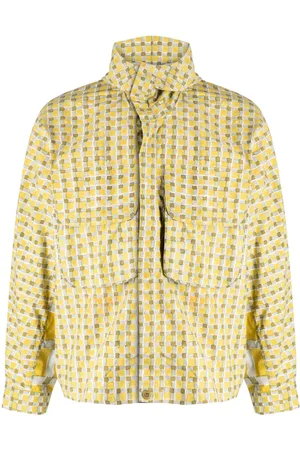 Story Forager check-print jacket