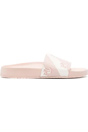 Ralph Lauren Audrina logo-print slides