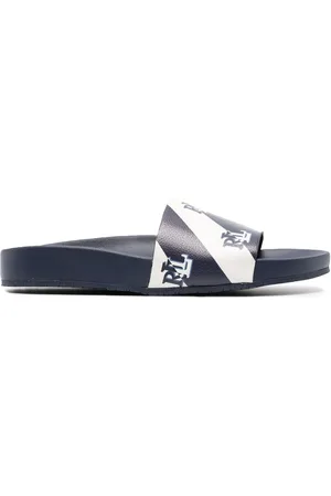 Ralph Lauren Audrina logo-print slides