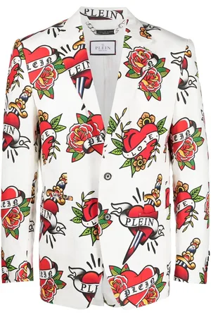 Philipp Plein Logo-print blazer