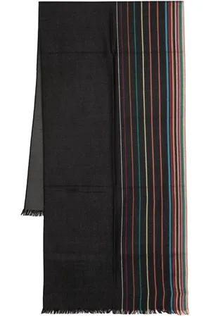 Paul Smith Wool-silk signature stripe scarf
