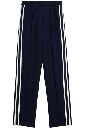 Ami Stripe-detail straight-leg trousers