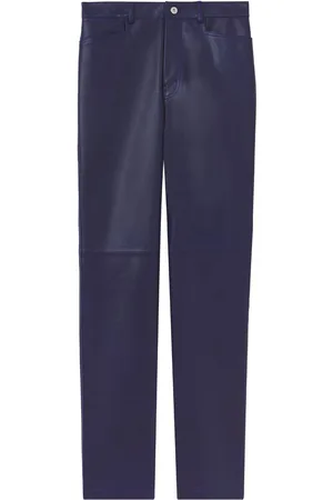 Proenza Schouler Leather straight-leg trousers