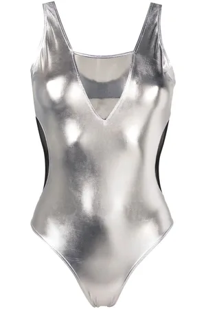 Brigitte Michelle metallic one-piece