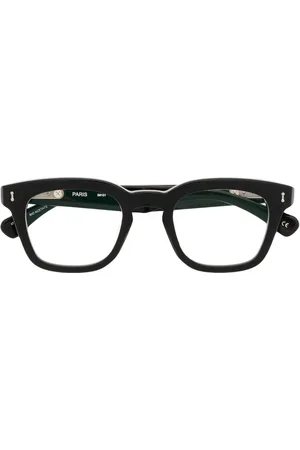 PETER & MAY WALK Square-frame logo-arm glasses