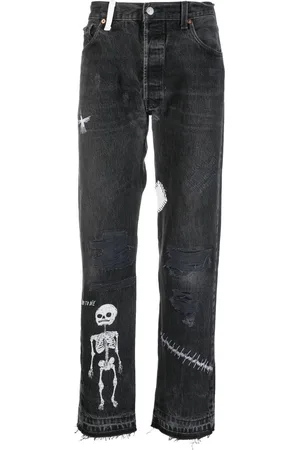 GALLERY DEPT. Mid-rise straight-leg jeans