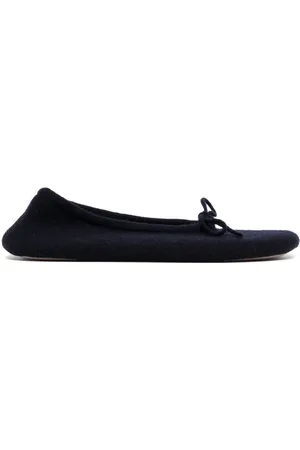 N.PEAL Cashmere ballerina slippers