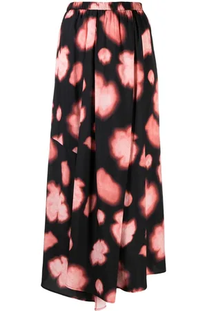 CHRISTIAN WIJNANTS Ženy S potiskem - Abstract-print midi skirt