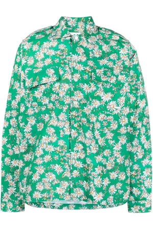 Rhude Daisy-print long-sleeved shirt