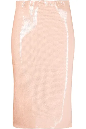 Nº21 Sequin-design midi skirt