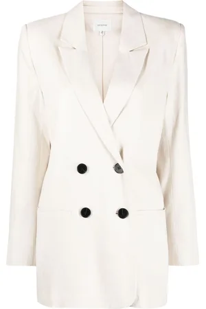 Gestuz Double-breasted lyocell blazer