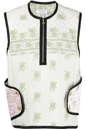 Marine Serre Boutis floral-print armor gilet