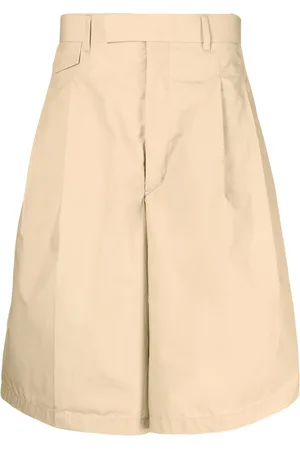 TOGA VIRILIS Wide-leg cotton shorts