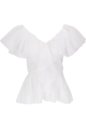 Chloé Ruffled V-neck blouse