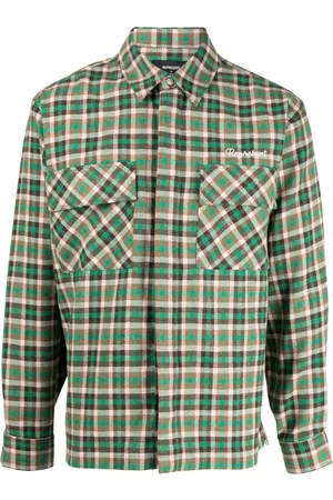 Represent Plaid-check print shirt