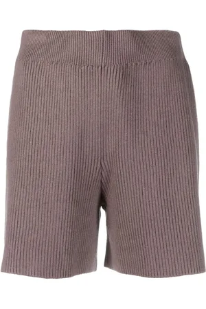 Joseph Ribbed-knit silk-blend shorts