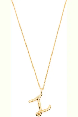 Missoma Curly Molten Initial necklace