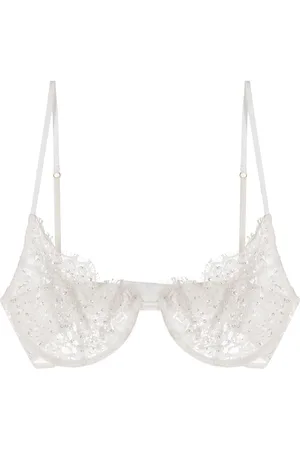 Kiki de Montparnasse Beaded lace demi bra