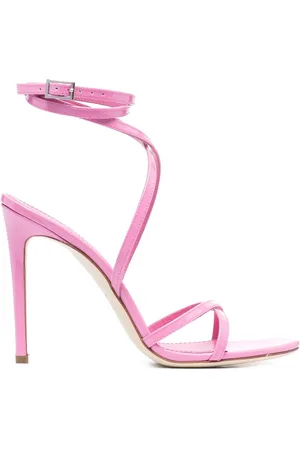 PARIS TEXAS 110mm lace-up sandals