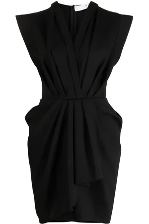 IRO Pheao draped wool dress