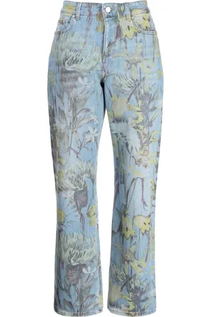 Stella McCartney Rewild Flora denim trousers