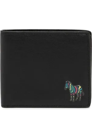 Paul Smith Zebra-patch leather wallet