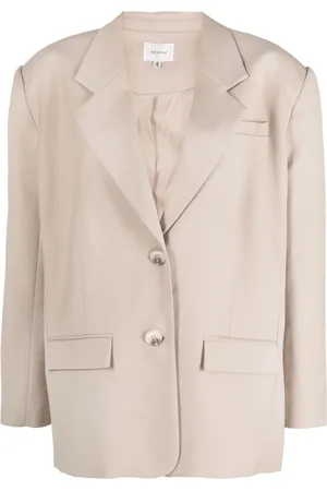 Gestuz Padded single-breasted blazer