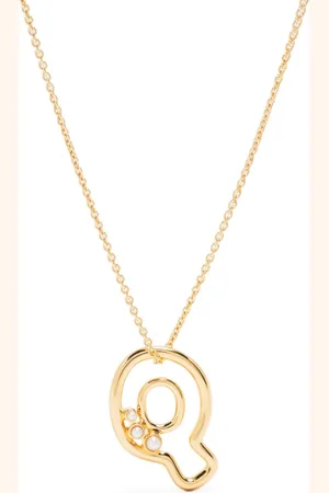 Missoma Q-letter pendant chain-link necklace