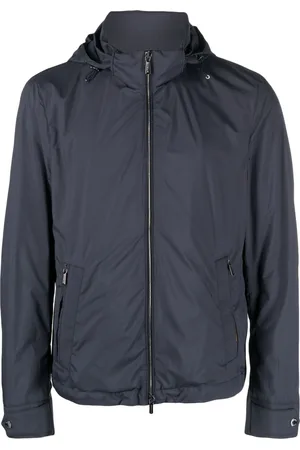 MOORER Long-sleeved hooded jacket