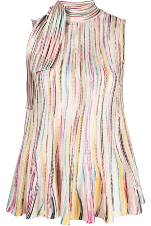 Missoni Tie-fastening knitted top
