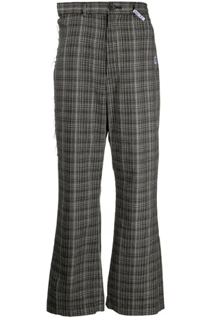 Maison Mihara Yasuhiro Check-pattern trousers