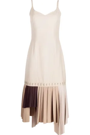 Rokh Sleveless pleated midi dress