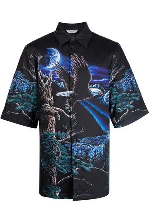 Holzweiler National-print short-sleeve shirt