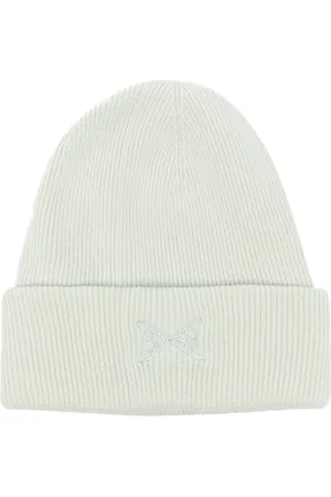 Barrie Embroidered-logo knit beanie