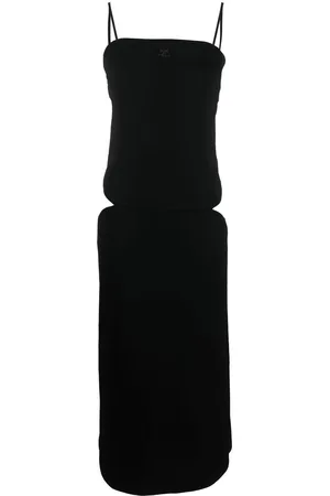 Courrèges Cut-out boydcon midi dress