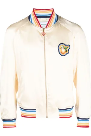 Casablanca Logo-patch bomber jacket