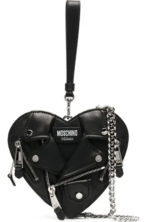 Moschino Heart biker bag