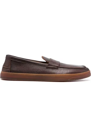 HENDERSON BARACCO Sifnos pebble-leather loafers