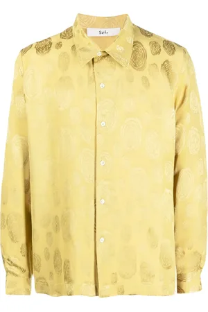 Séfr Floral-print long-sleeve shirt