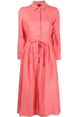 Aspesi Long-sleeve midi shirt dress