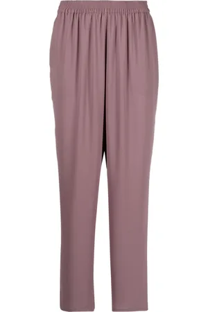 GIANLUCA CAPANNOLO Elasticated-waistband tapered trousers